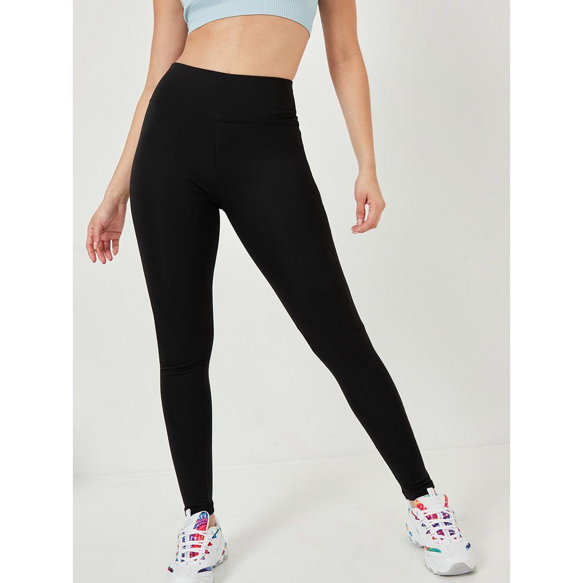 Styli Fishnet Insert Side Detail Active Leggings-women-clothing-sportswearandactivewear-bottoms-image-3