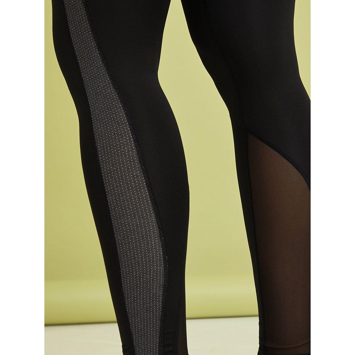 Styli Melange Narrow Side Detail Active Leggings-women-clothing-sportswearandactivewear-bottoms-image-3