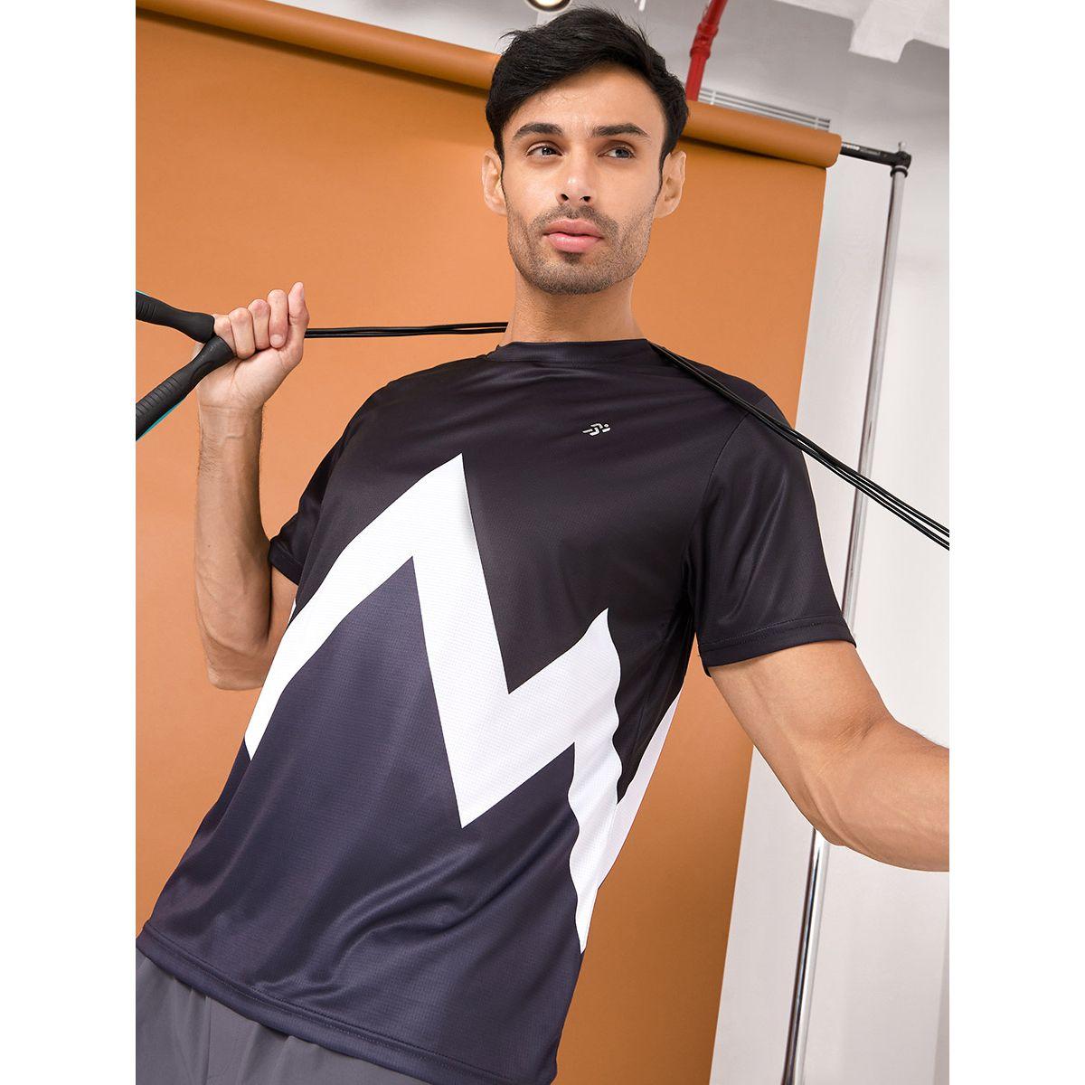 Styli Contrast Panel Detail Regular Fit Active T-shirt-men-clothing-sportswearandactivewear-tshirtsandpolos-image-1