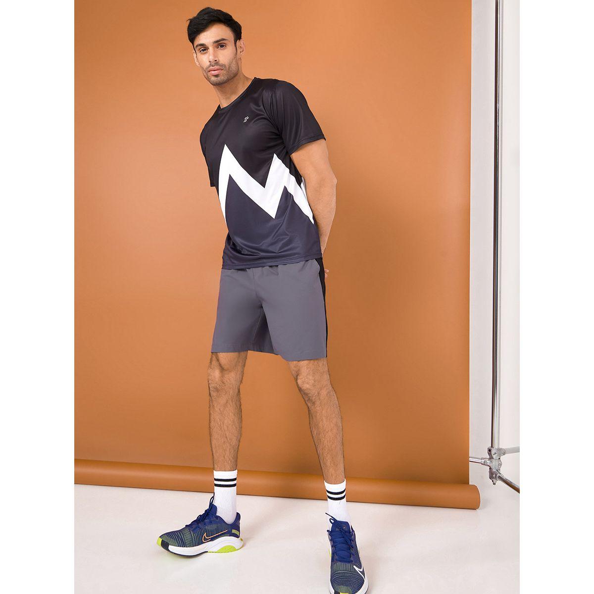 Styli Contrast Panel Detail Regular Fit Active T-shirt-men-clothing-sportswearandactivewear-tshirtsandpolos-image-2