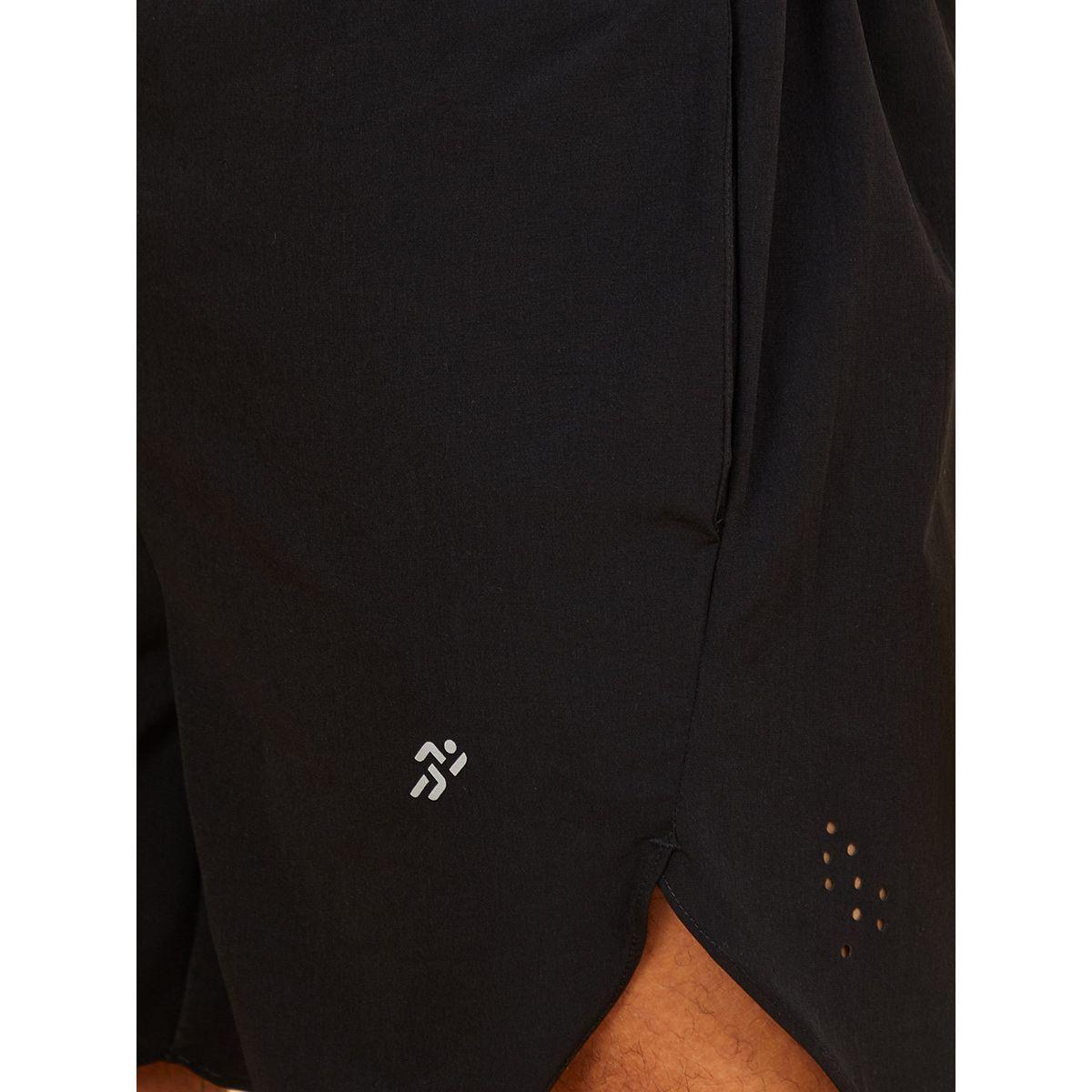 Styli Elasticated Waistband Active Shorts with Laser Cut Panel and Logo Print-men-clothing-sportswearandactivewear-bottoms-image-3