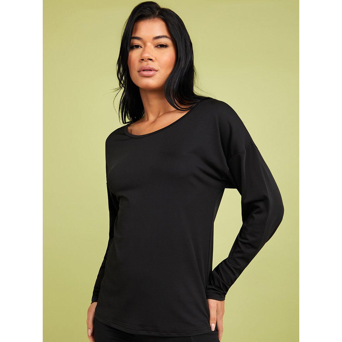 Styli Oversized Yoga Top and Cycling Shorts Active Set-women-clothing-sportswearandactivewear-trackpantsandtracksuits-image-3