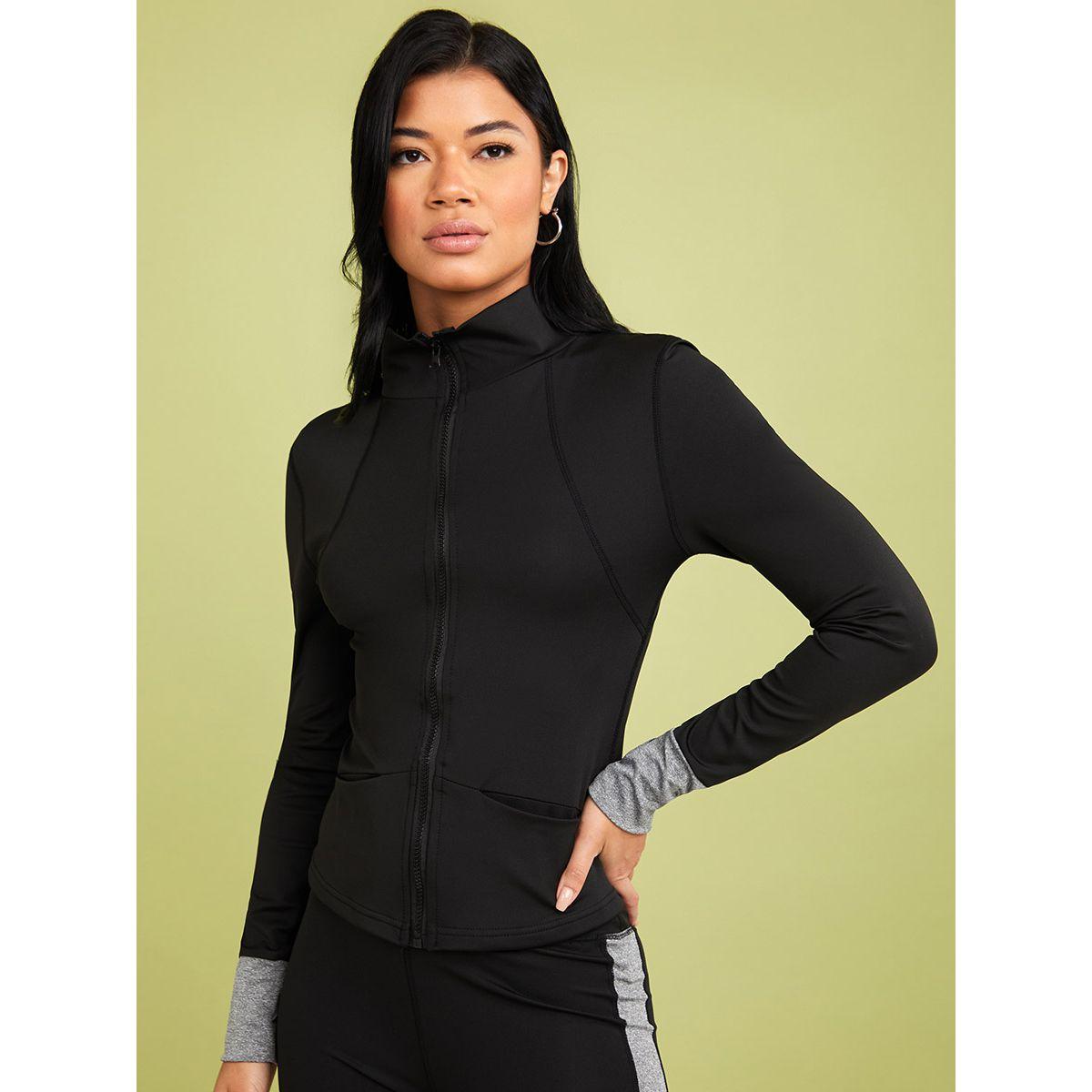 Styli Zip Up Colorblock Long Sleeves Jacket and Leggings Active Set-sports-women-clothing-trackpantsandtracksuits-image-3
