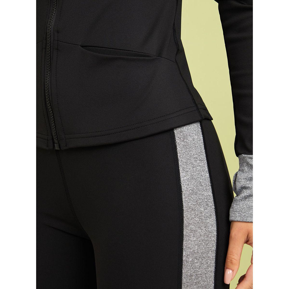 طقم رياضي من ( ليقنز + جاكيت ) من ستايلي-sports-women-clothing-trackpantsandtracksuits-image-4