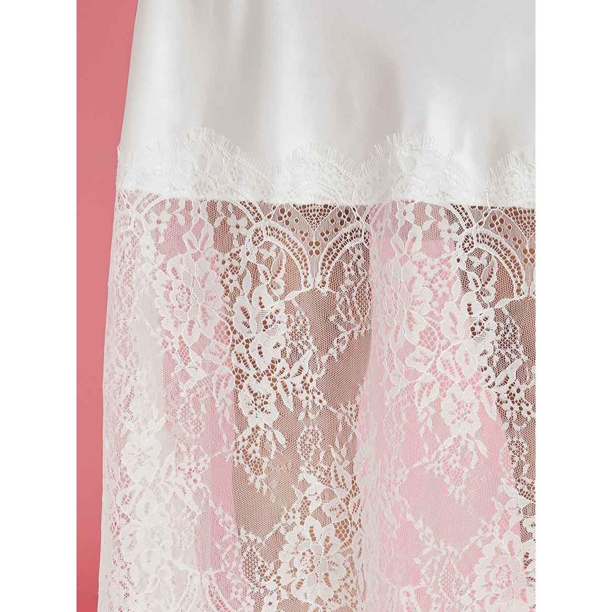 Styli Satin Cowl Neck Cami Lace Detail Midi Slip Dress-women-clothing-nightwear-nighties-image-4