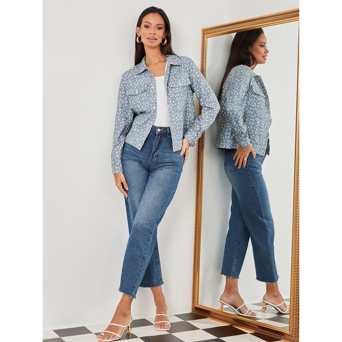 جاكيت باكمام قصيرة من ستايلي-women-clothing-coatsandjackets-blazers-image-5