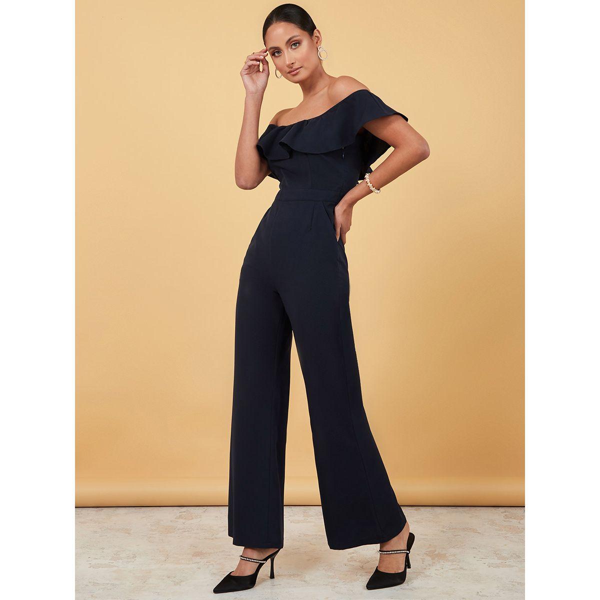 جمبسوت بقصة واسعة وكشكش من ستايلي-women-clothing-jumpsuits-image-1