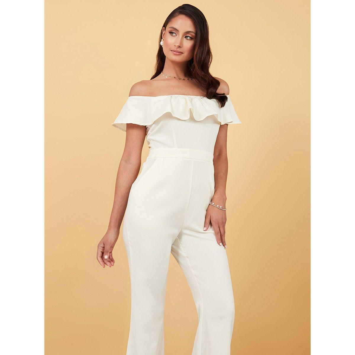 Styli Off Shoulder Wide Leg Jumpsuit with Ruffle Detail-women-clothing-jumpsuits-image-2