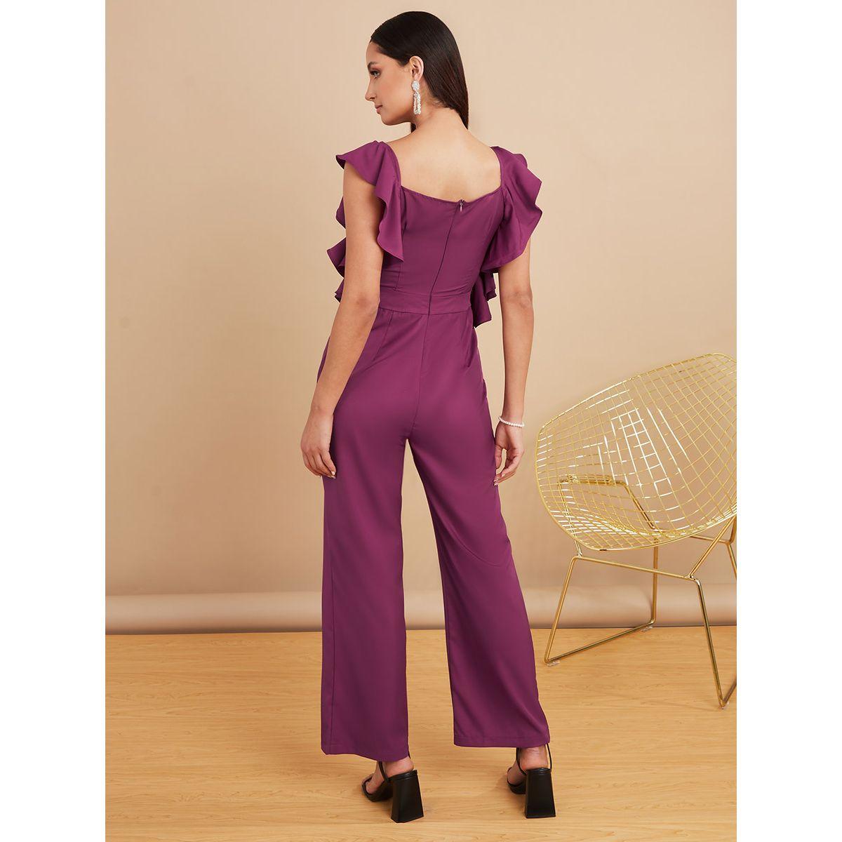 جمبسوت بقصة واسعة وكشكش من ستايلي-women-clothing-jumpsuits-image-4
