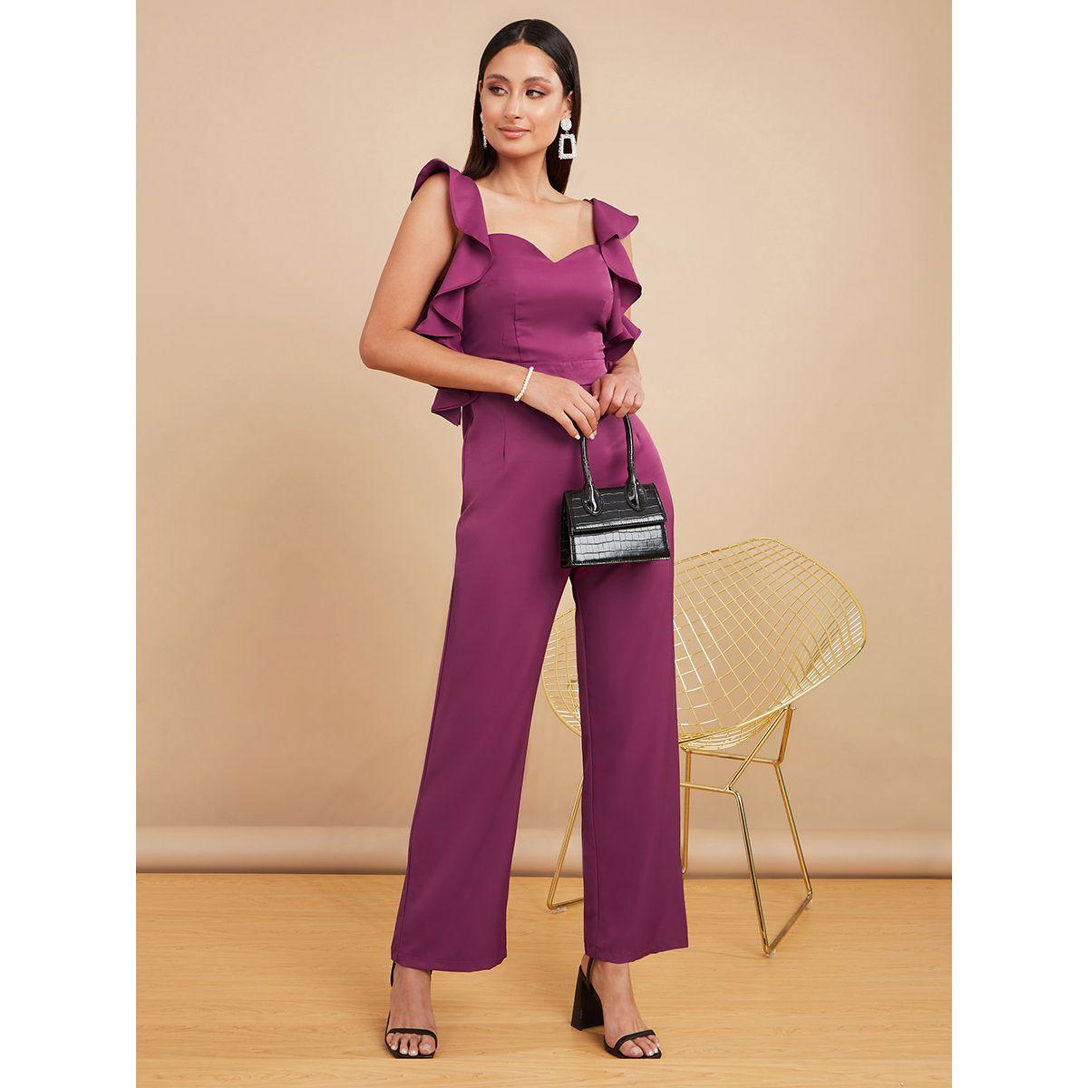 جمبسوت بقصة واسعة وكشكش من ستايلي-women-clothing-jumpsuits-image-5