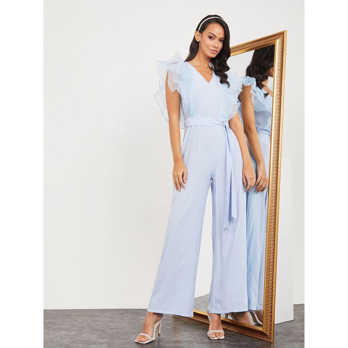 جمبسوت بقصة واسعة واربطة من ستايلي-women-clothing-jumpsuits-image-1