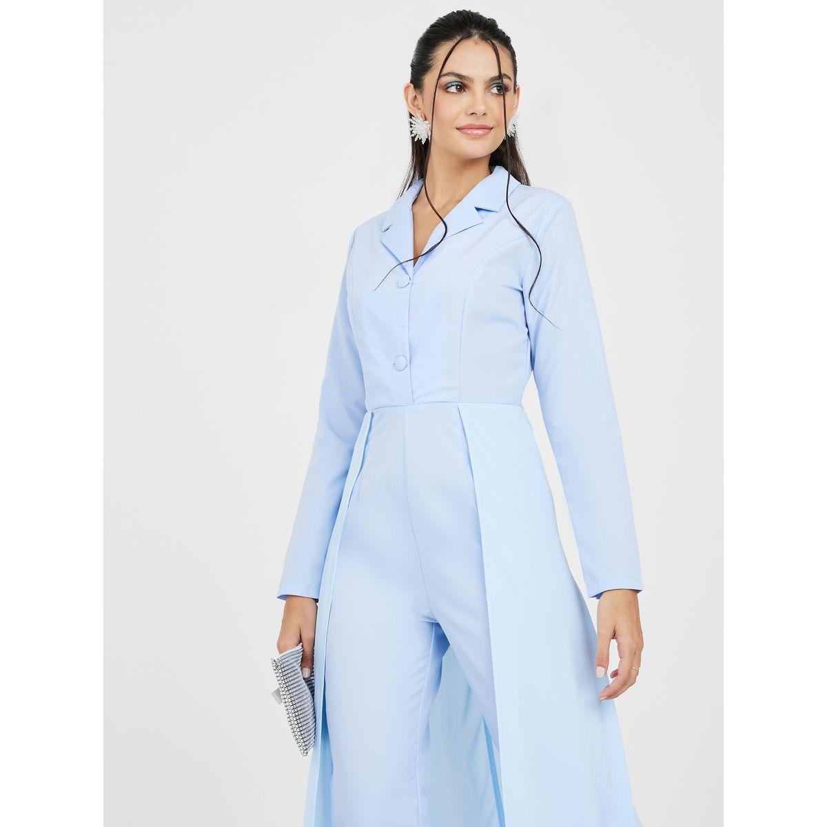 Styli Straight Leg Tailored Jumpsuit with Layered Skirt-women-clothing-jumpsuits-image-2