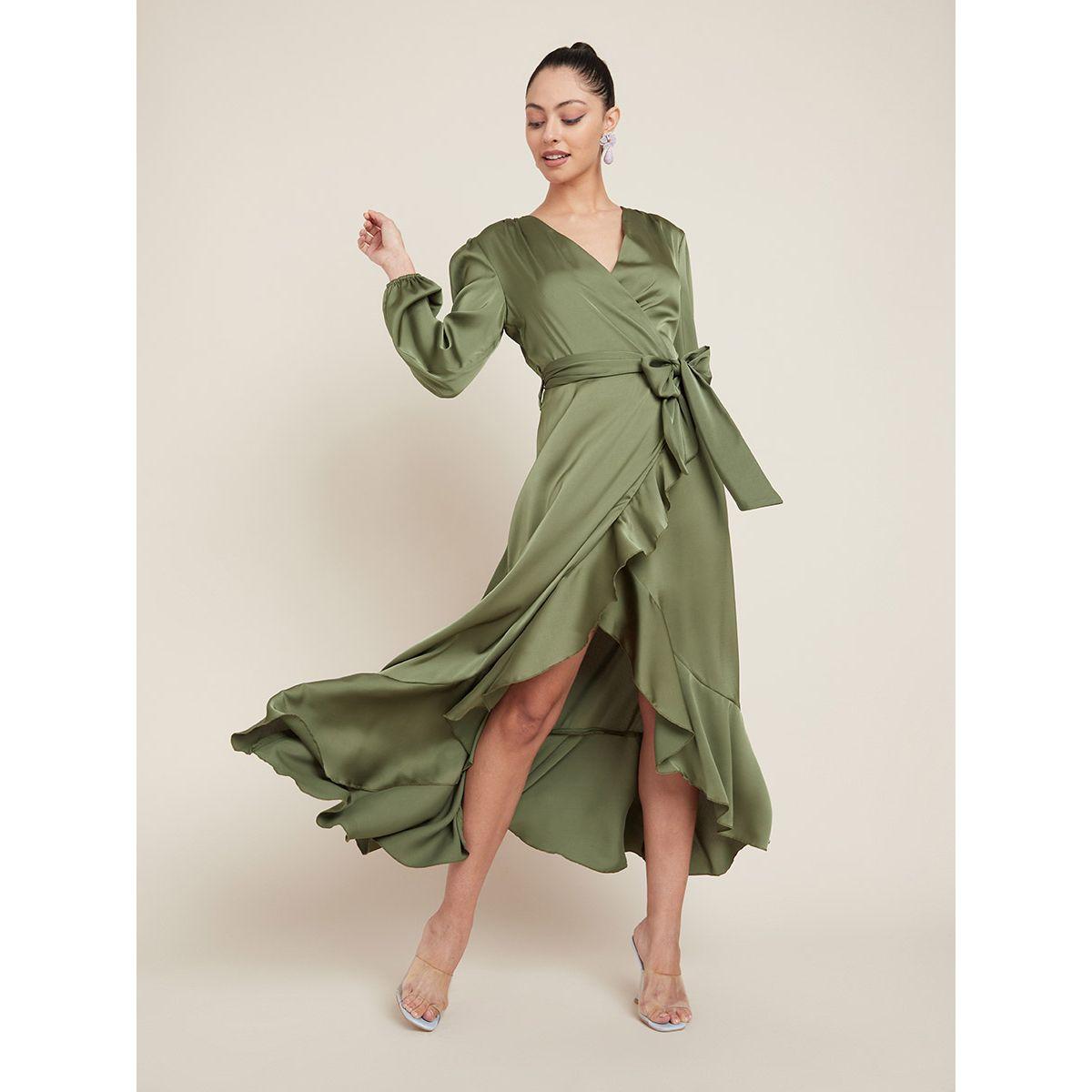فستان طويل بنمط لف من ستايلي-women-clothing-dresses-image-1