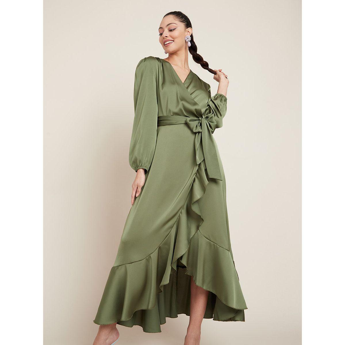 فستان طويل بنمط لف من ستايلي-women-clothing-dresses-image-2