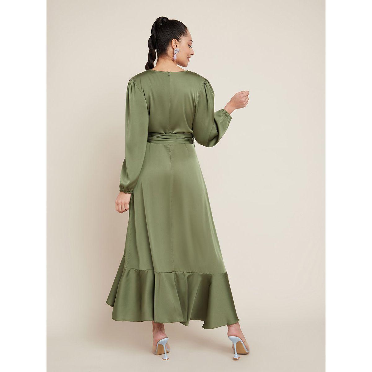 فستان طويل بنمط لف من ستايلي-women-clothing-dresses-image-4