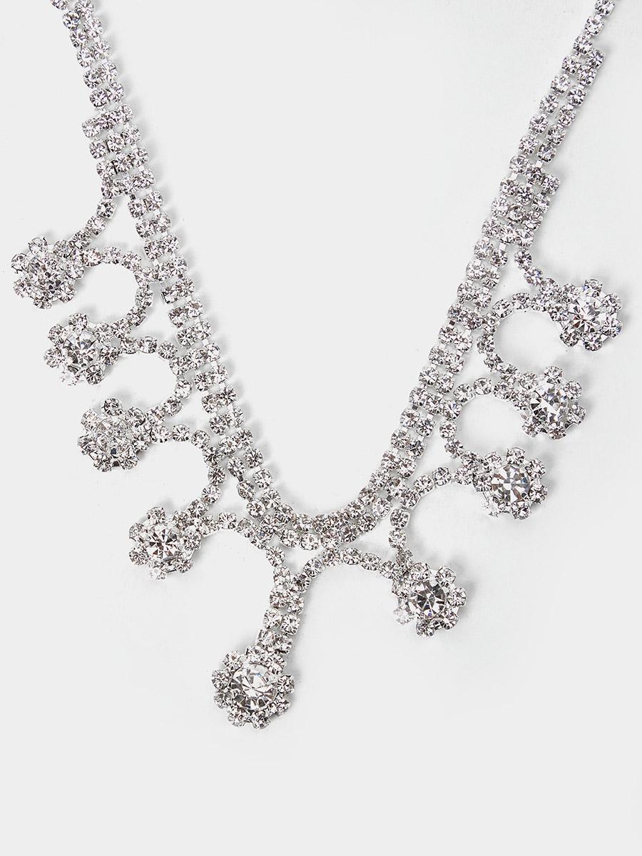 مجموعة من 2 ( عقد + اقراط ) من ستايلي-women-watchesandjewellery-jewellery-jewellerysets-image-3