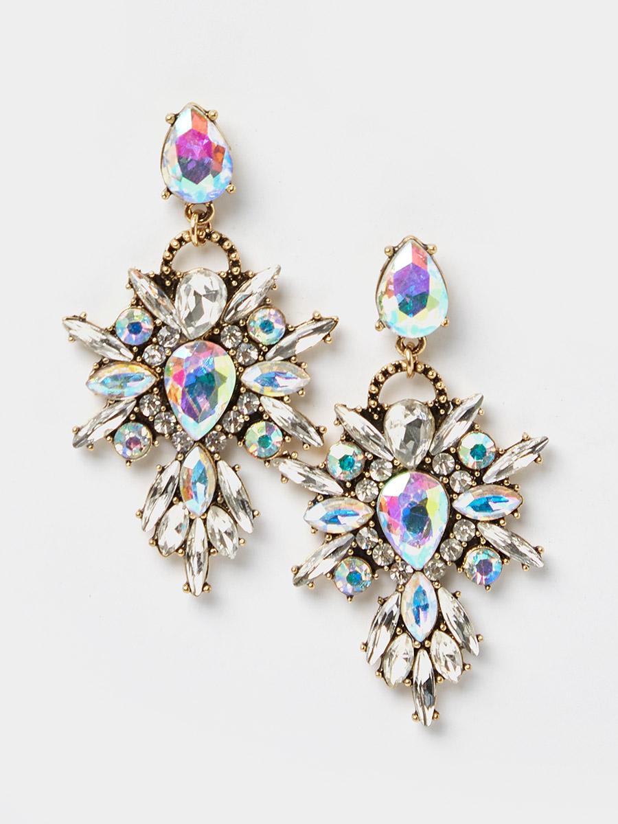 Styli Embellished Drop Earrings-women-watchesandjewellery-jewellery-earrings-image-1