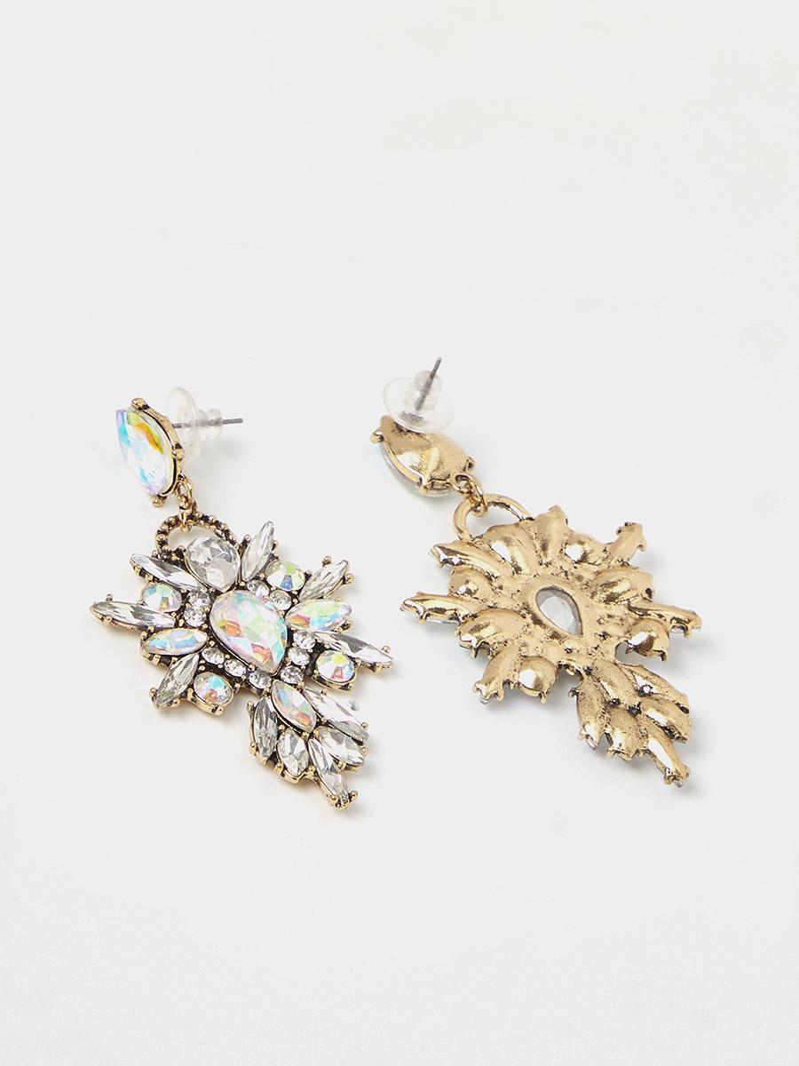Styli Embellished Drop Earrings-women-watchesandjewellery-jewellery-earrings-image-3