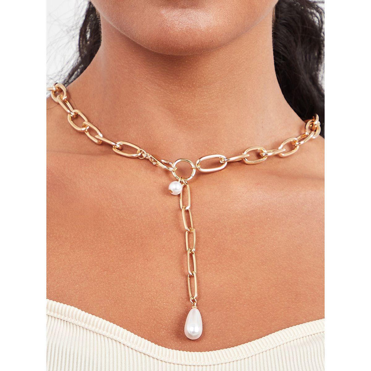 عقد متدلي بلؤلؤ من ستايلي-women-watchesandjewellery-jewellery-necklacesandpendants-image-1