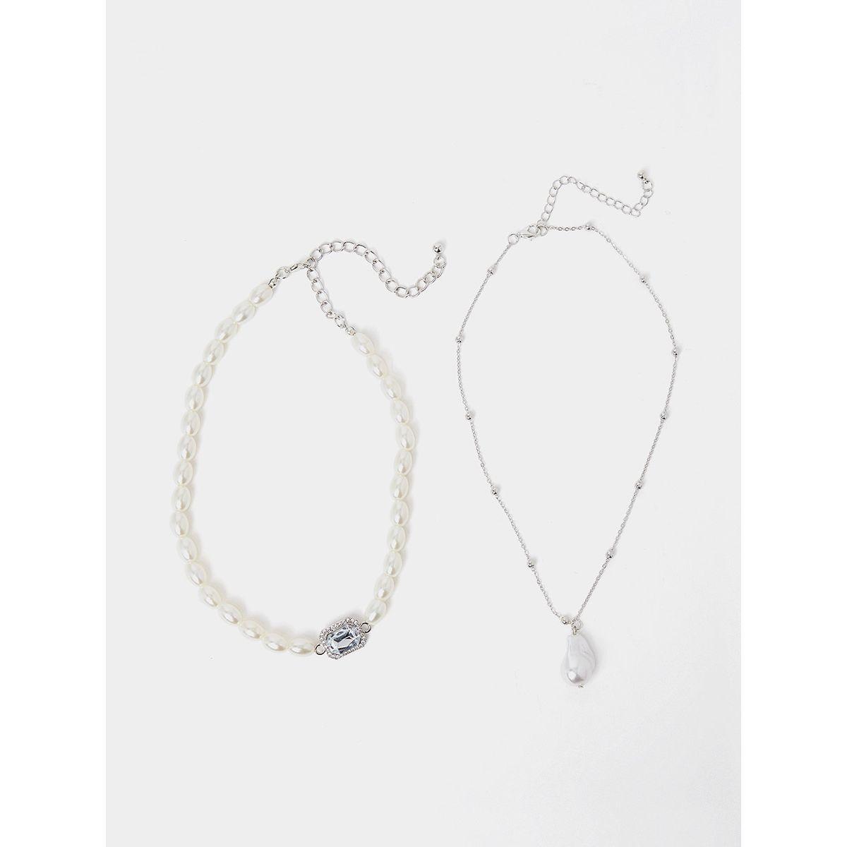 مجموعة من 2 عقد كاجوال من ستايلي-women-watchesandjewellery-jewellery-necklacesandpendants-image-2
