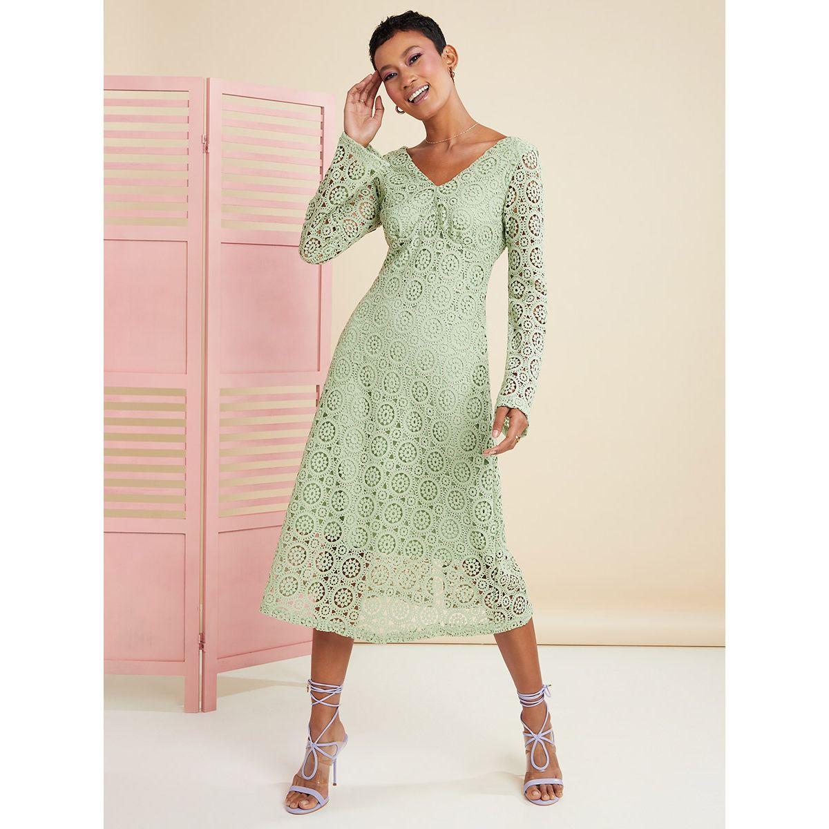 Styli Premium Crochet Midi Dress-women-clothing-dresses-image-2