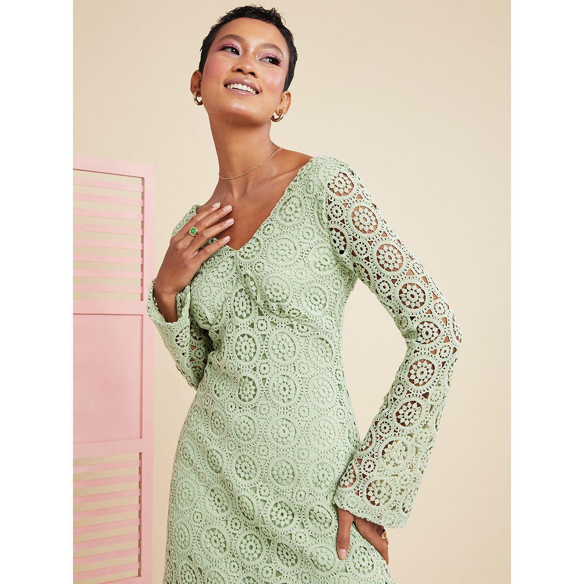 Styli Premium Crochet Midi Dress-women-clothing-dresses-image-3