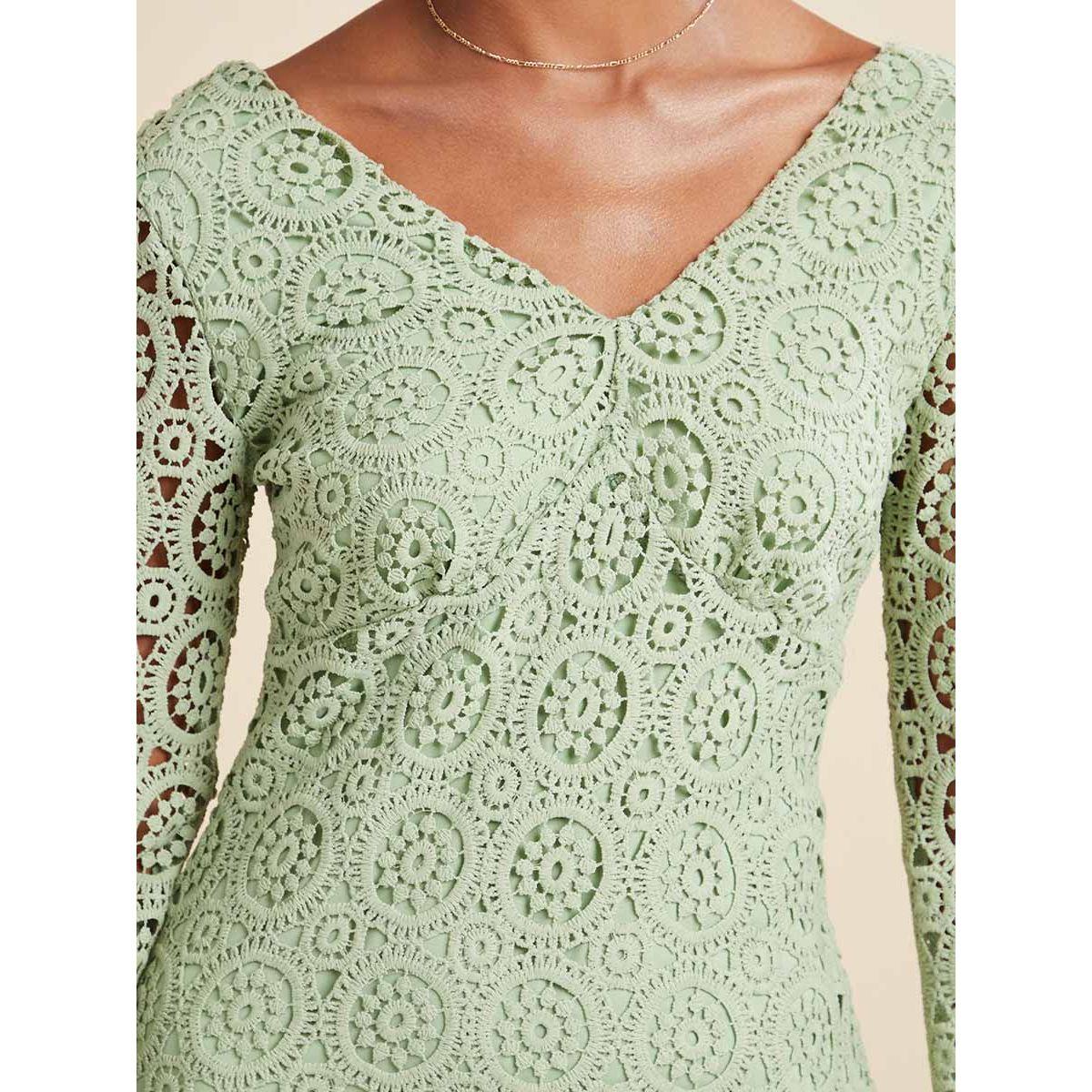 Styli Premium Crochet Midi Dress-women-clothing-dresses-image-4