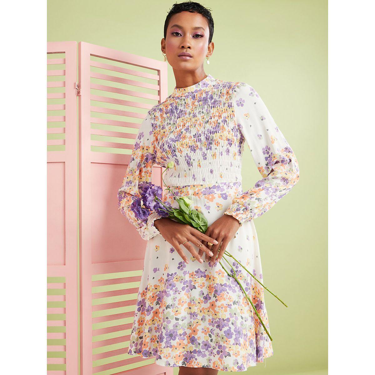 فستان مزموم واكمام طويلة من ريد تايب-women-clothing-dresses-image-2