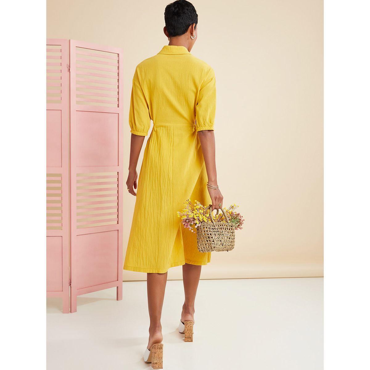 Styli Premium Cut Out Shirt Midi Dress-women-clothing-dresses-image-4