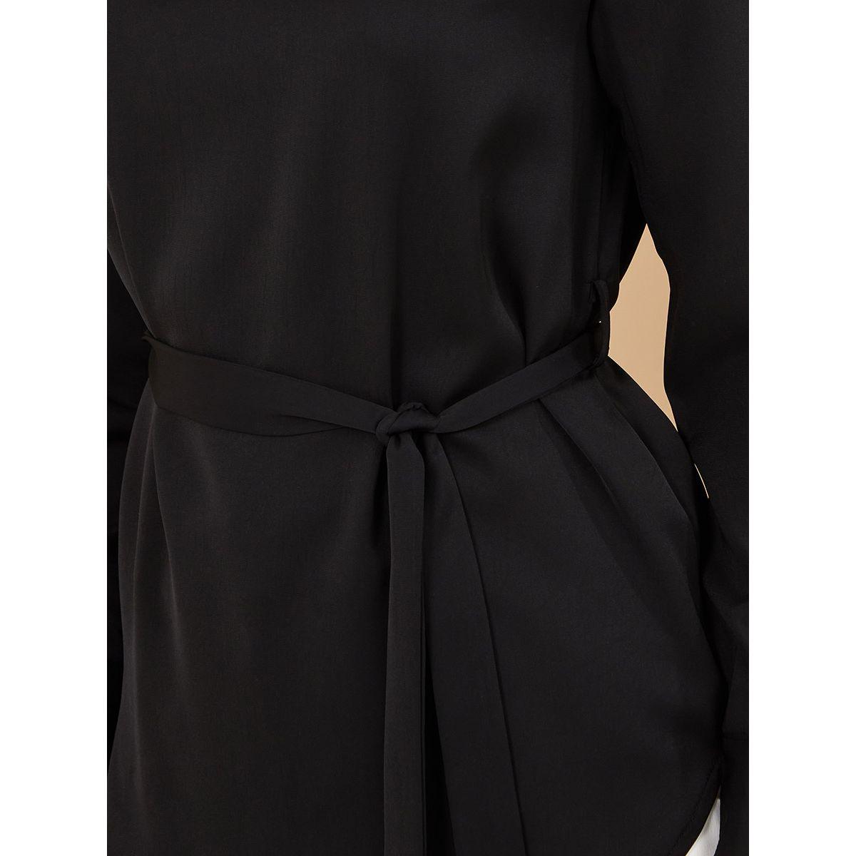 بلوزة باكمام طويلة مع اربطة من ستايلي-women-clothing-shirtsandblouses-blouses-image-4