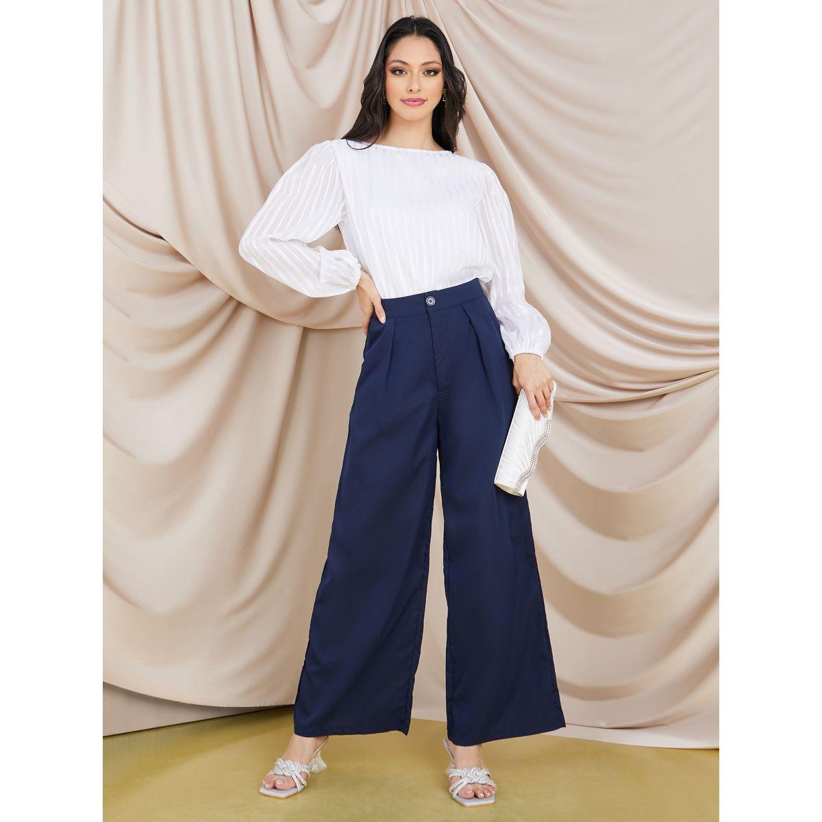 Styli High Rise Wide Leg Trousers-women-clothing-bottoms-trousers-image-2