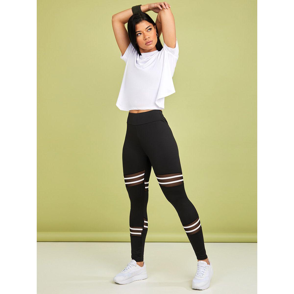 ليقنز مخطط بتداخلات شبكية-women-clothing-bottoms-leggings-image-2