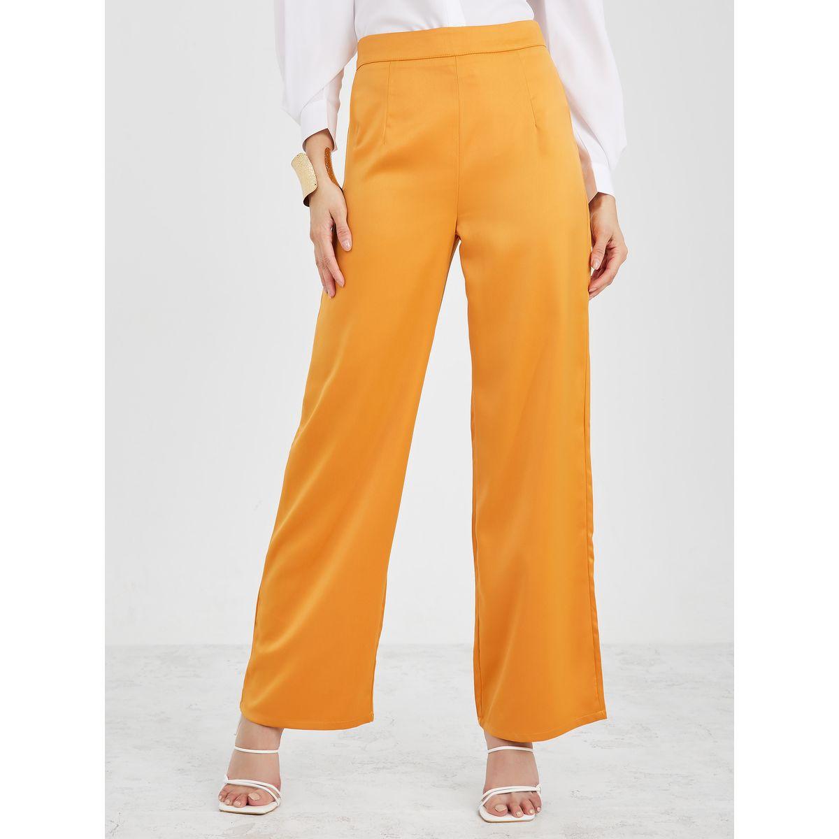 Styli Satin Wide Leg Trouser with Concealed Zip-women-clothing-bottoms-trousers-image-1