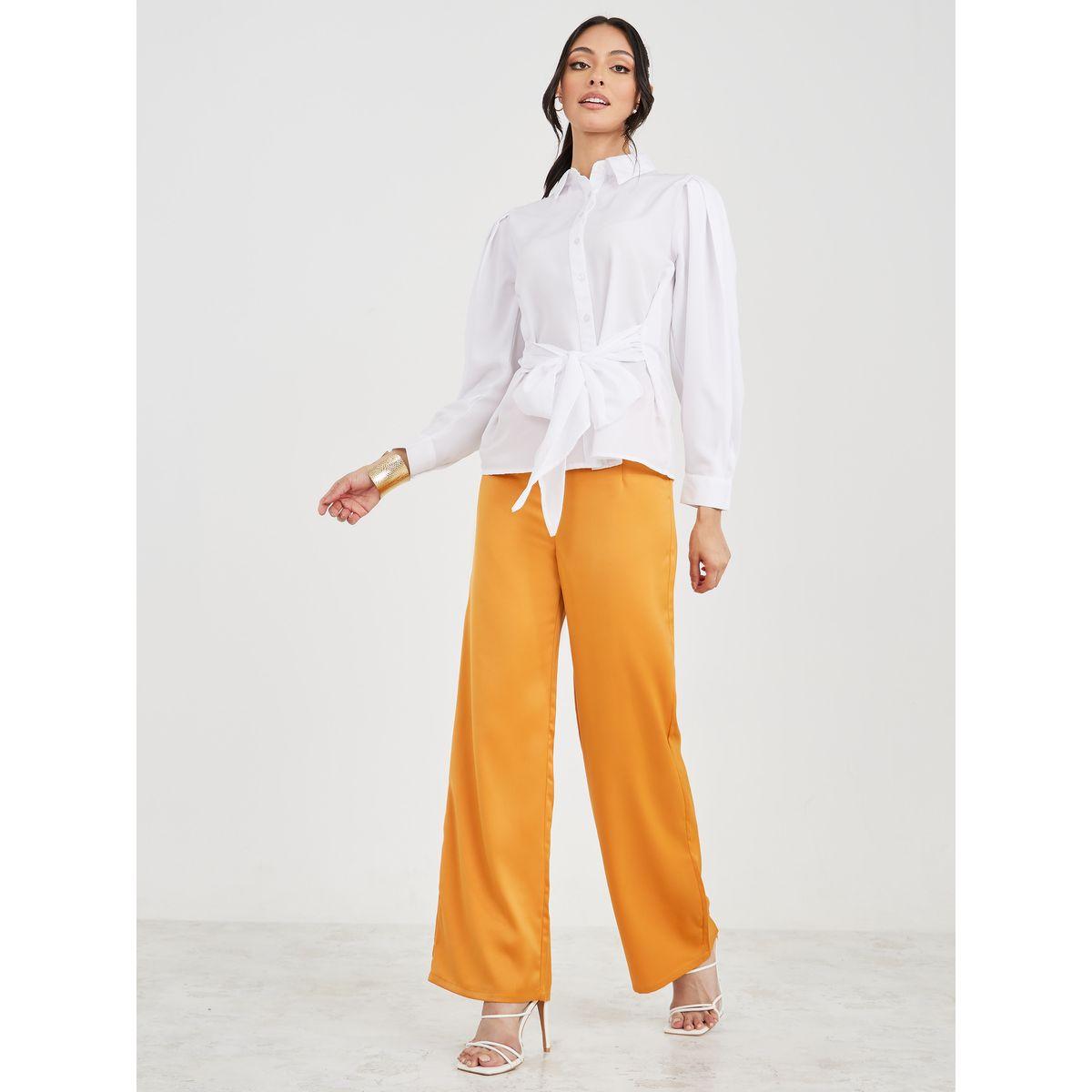 Styli Satin Wide Leg Trouser with Concealed Zip-women-clothing-bottoms-trousers-image-2