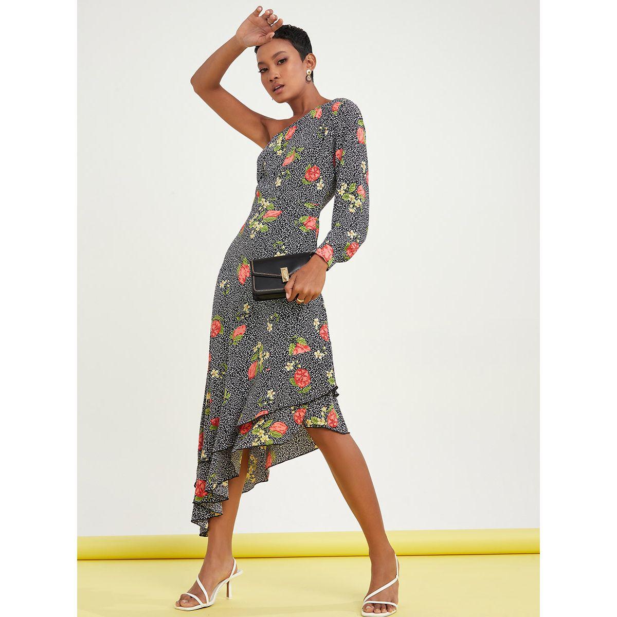فستان ميدي بكتف واحد من ريد تايب-women-clothing-dresses-image-2