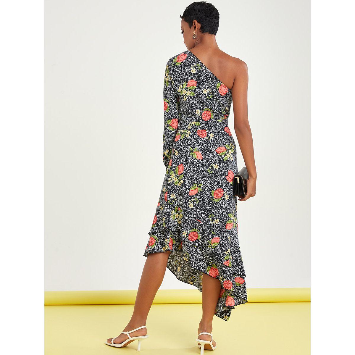فستان ميدي بكتف واحد من ريد تايب-women-clothing-dresses-image-4
