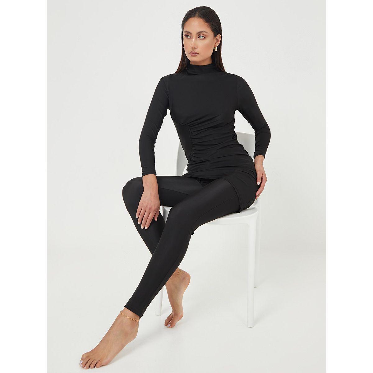 Styli High Neck Gathering Detail Burkini-women-clothing-swimandbeach-swim-burkinis-image-1