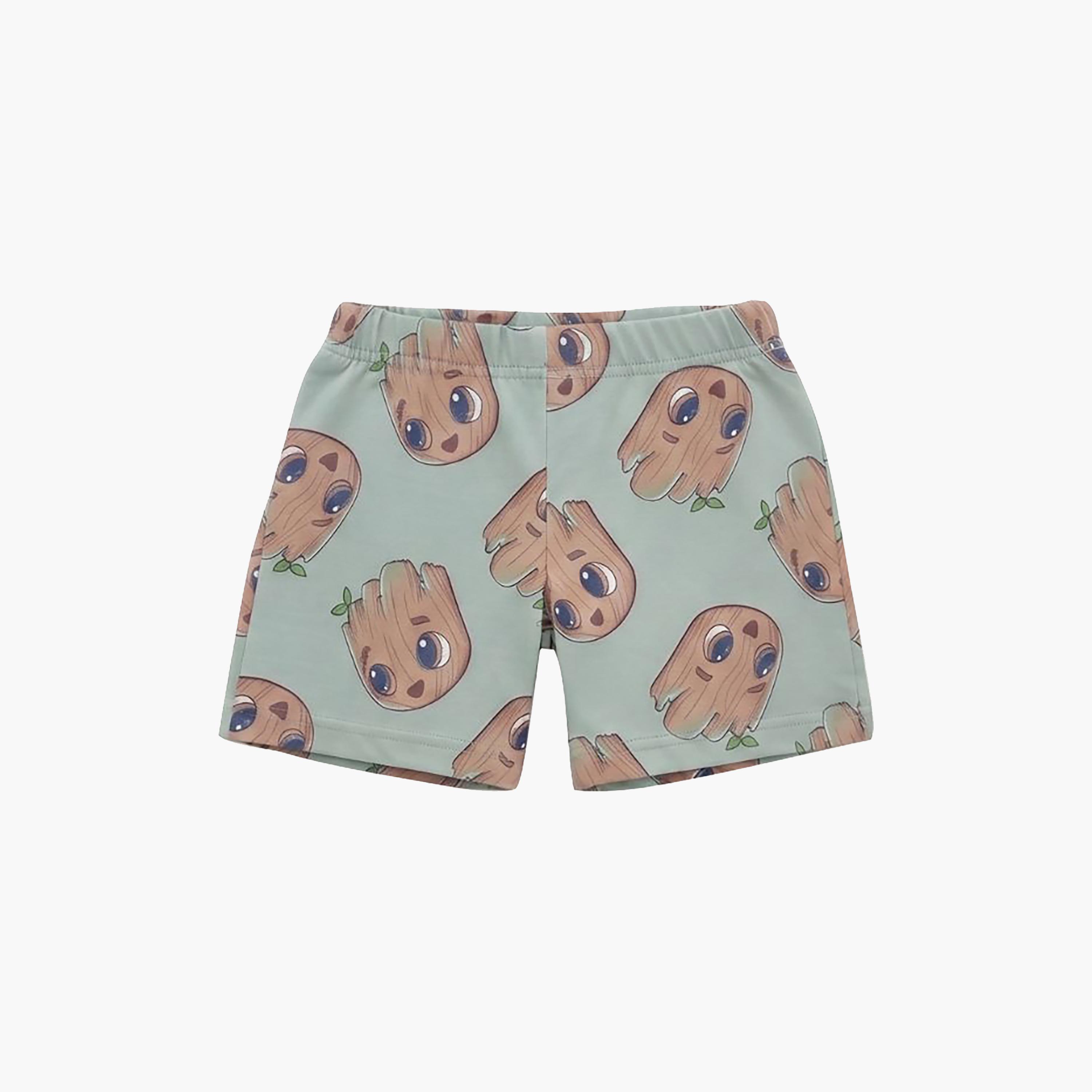 Babyqlo Cartoon Print Short Sleeves T-Shirt & Shorts Co-ord Set-boys-clothing-setsandcoords-image-7