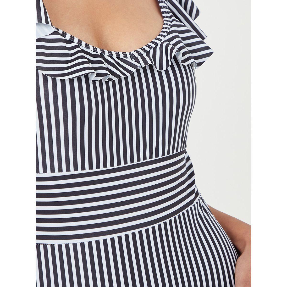 مايوه مخطط ومزين بكشكش-women-clothing-swimandbeach-swim-swimsuits-image-3