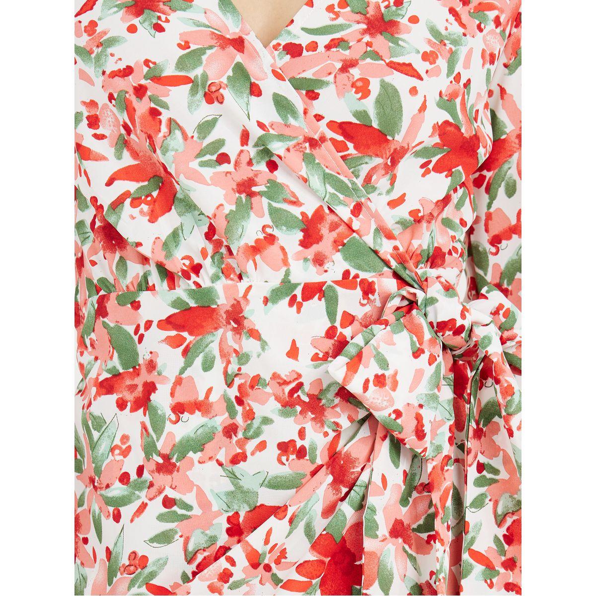 فستان ميدي بنمط لف من ستايلي-women-clothing-dresses-image-3