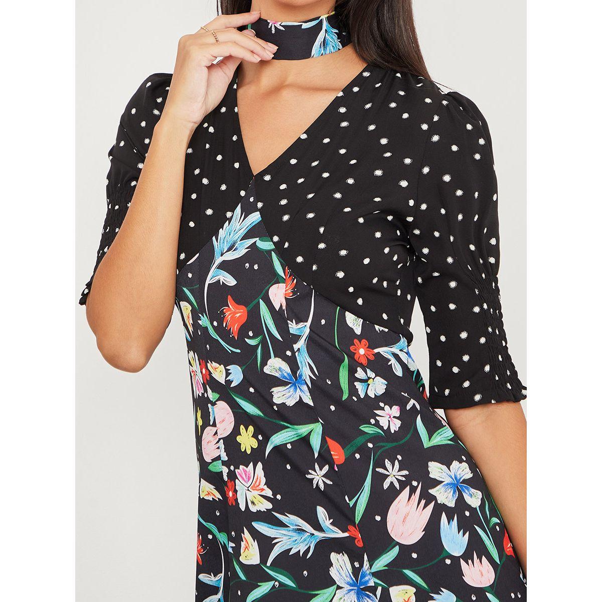 فستان طويل باكمام قصيرة من ستايلي-women-clothing-dresses-image-3