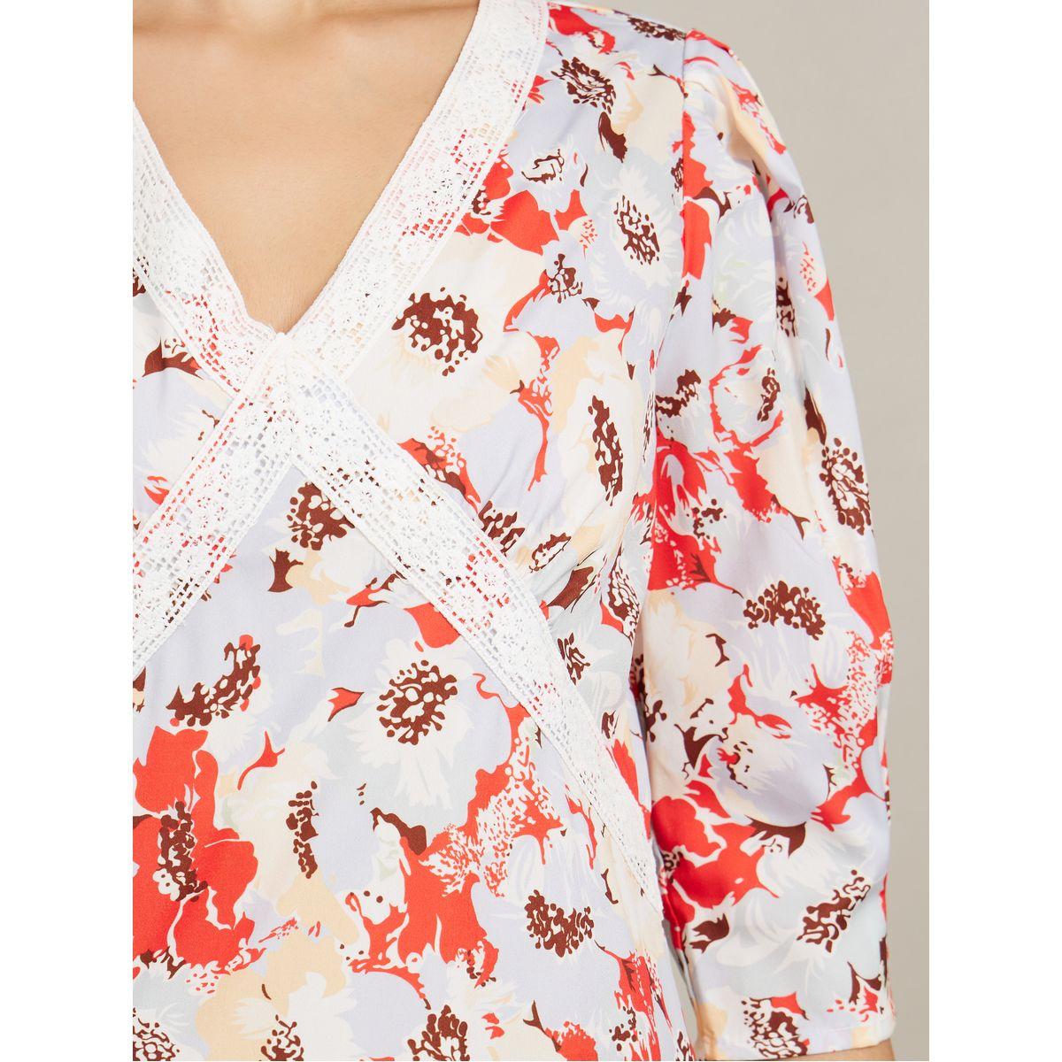 Styli Short Sleeves V Neck Floral Print Maxi Dress-women-clothing-dresses-image-3
