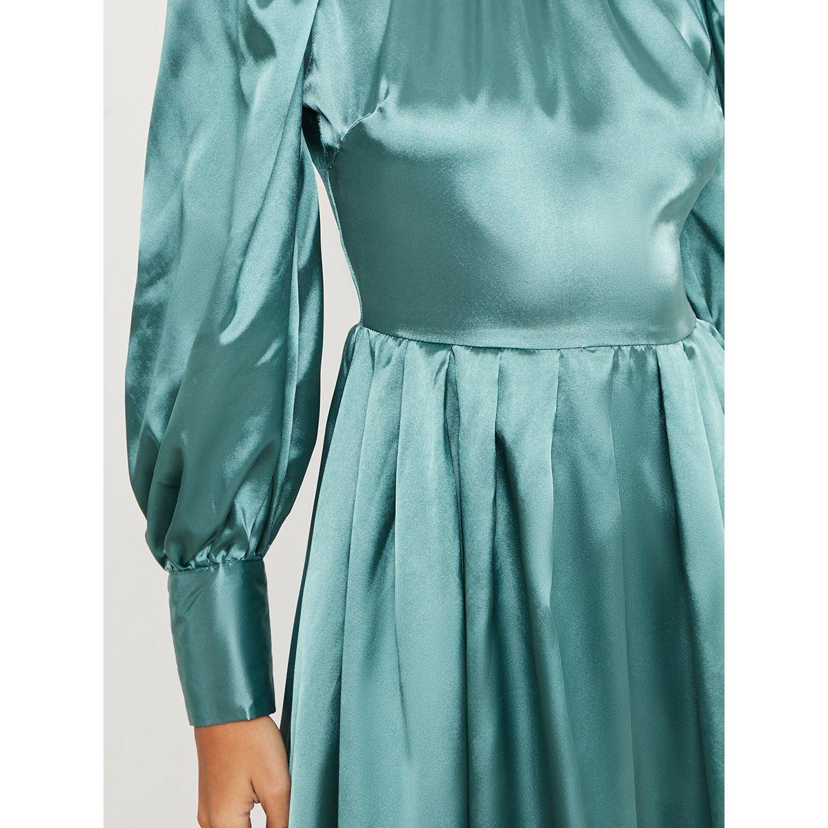 فستان ساتان باكمام طويلة من ستايلي-women-clothing-dresses-image-2
