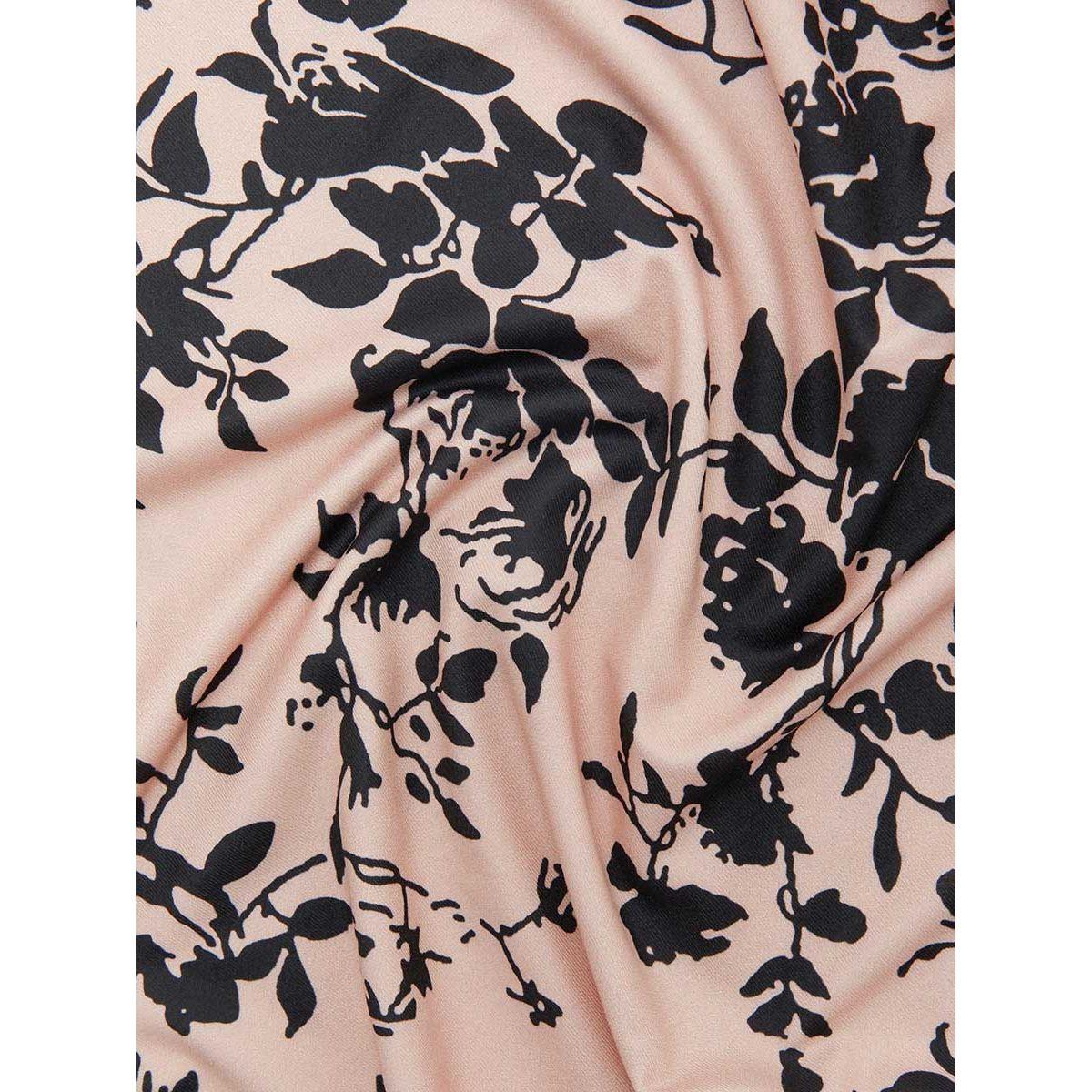 Styli Long Sleeves Floral Print Bodycon Knee Length Dress-women-clothing-dresses-image-5