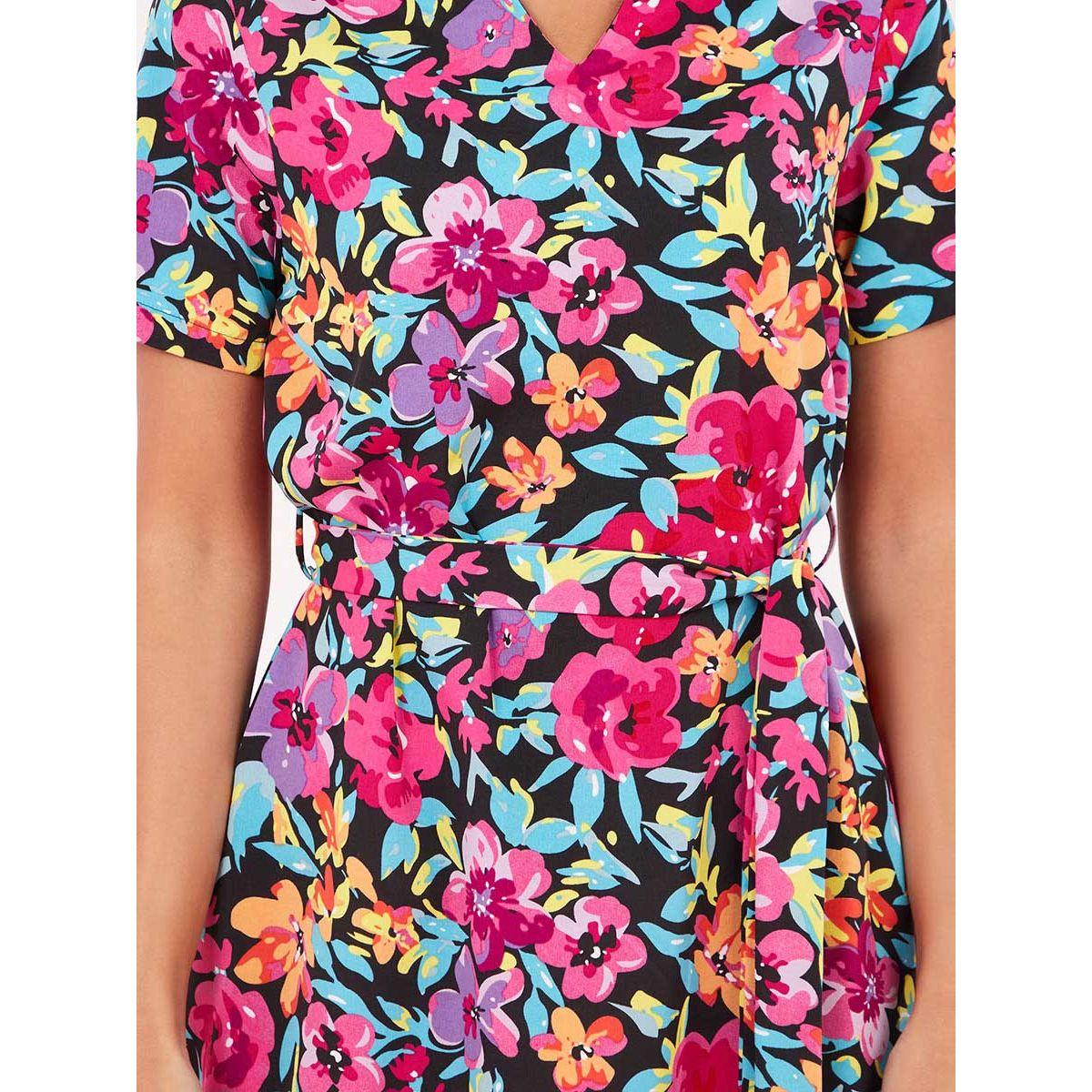 فستان مطبع بزهور من ستايلي-women-clothing-dresses-image-3