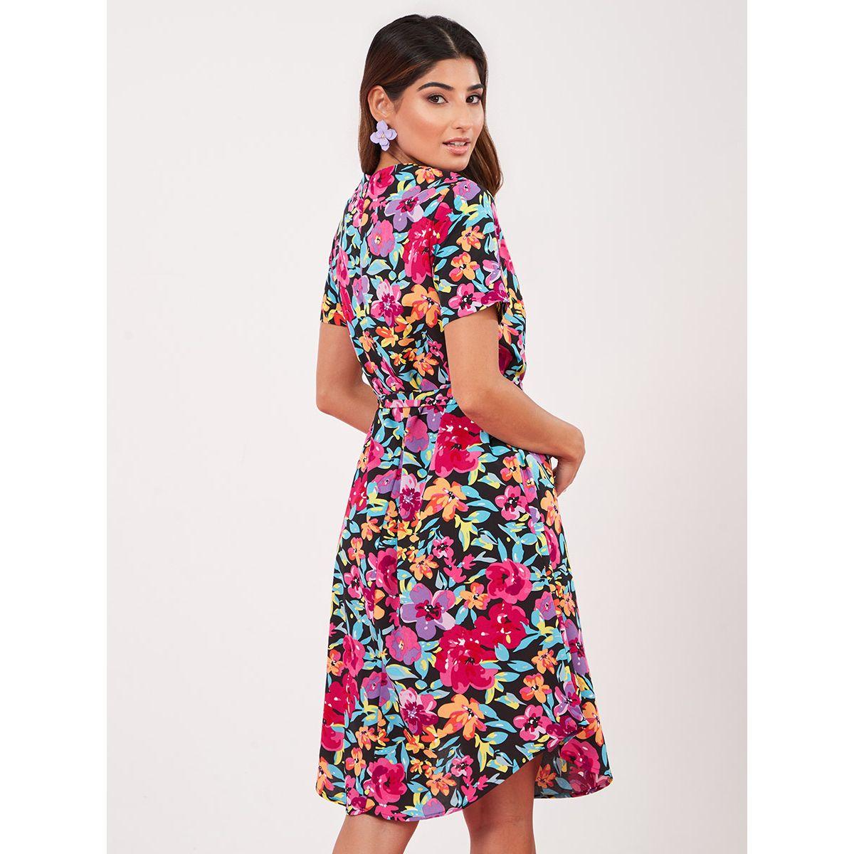 فستان مطبع بزهور من ستايلي-women-clothing-dresses-image-4