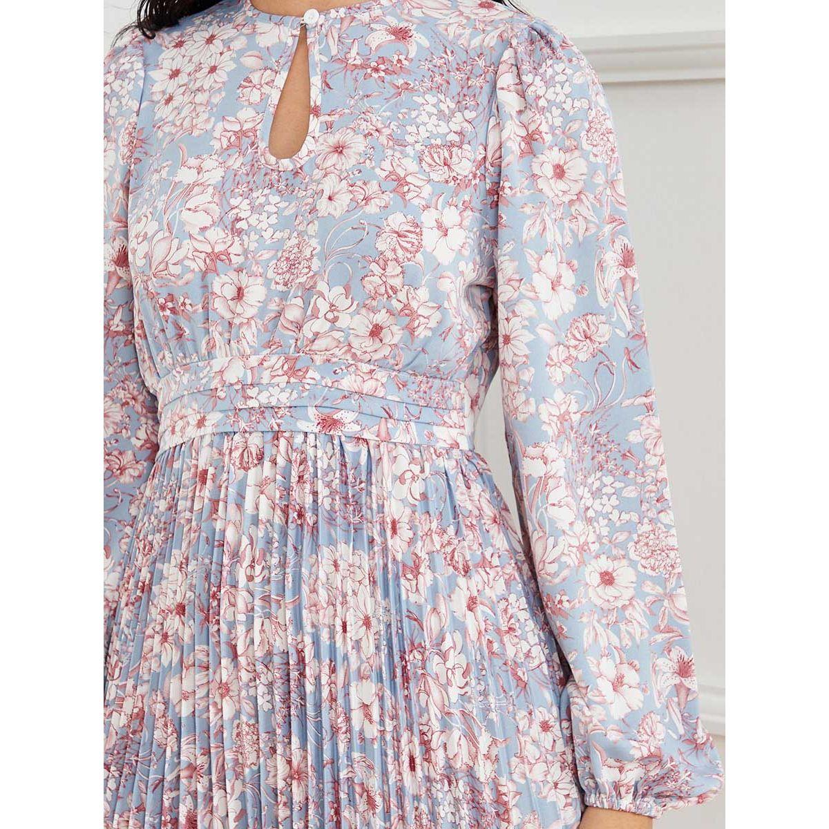 فستان ميدي باكمام طويلة من ستايلي-women-clothing-dresses-image-3