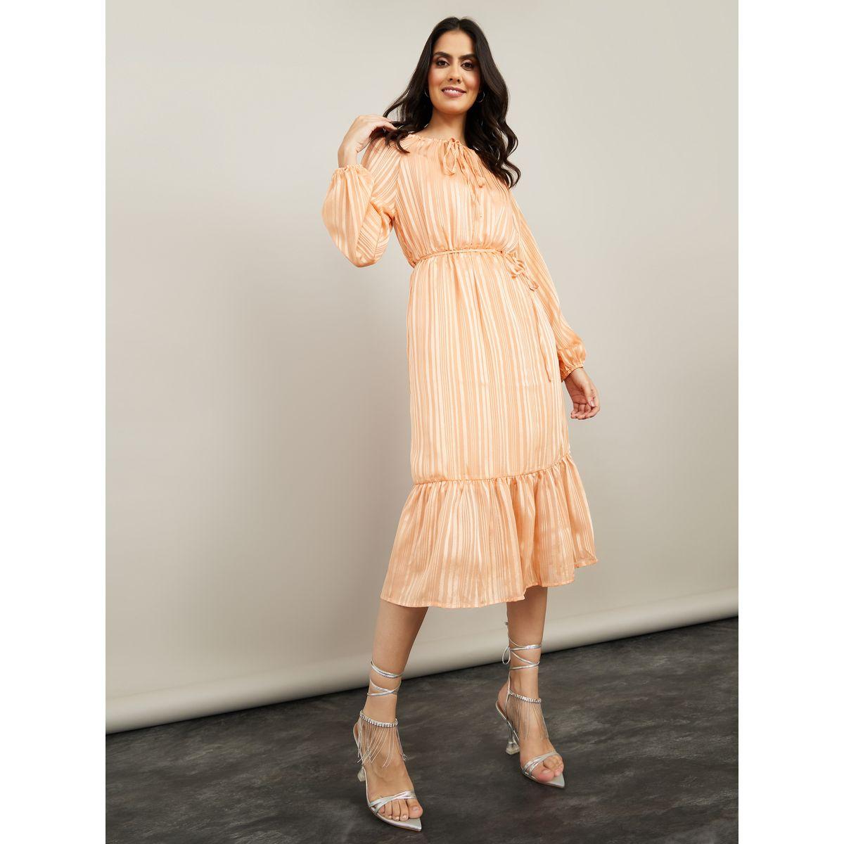 فستان ميدي باكمام طويلة من ستايلي-women-clothing-dresses-image-2