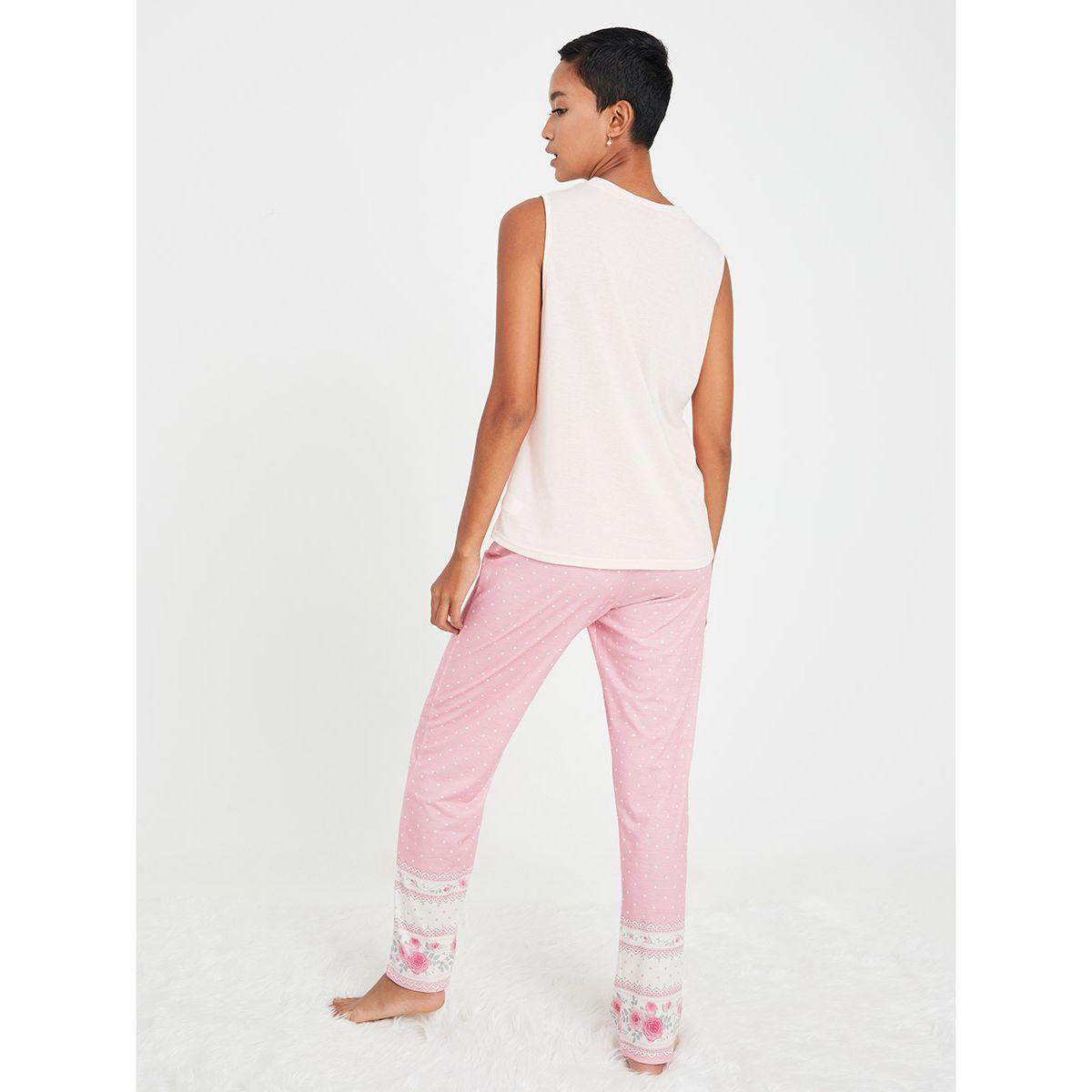 طقم بيجاما من ( بلوزة + بنطال )-women-clothing-nightwear-pyjamas-longsets-image-6