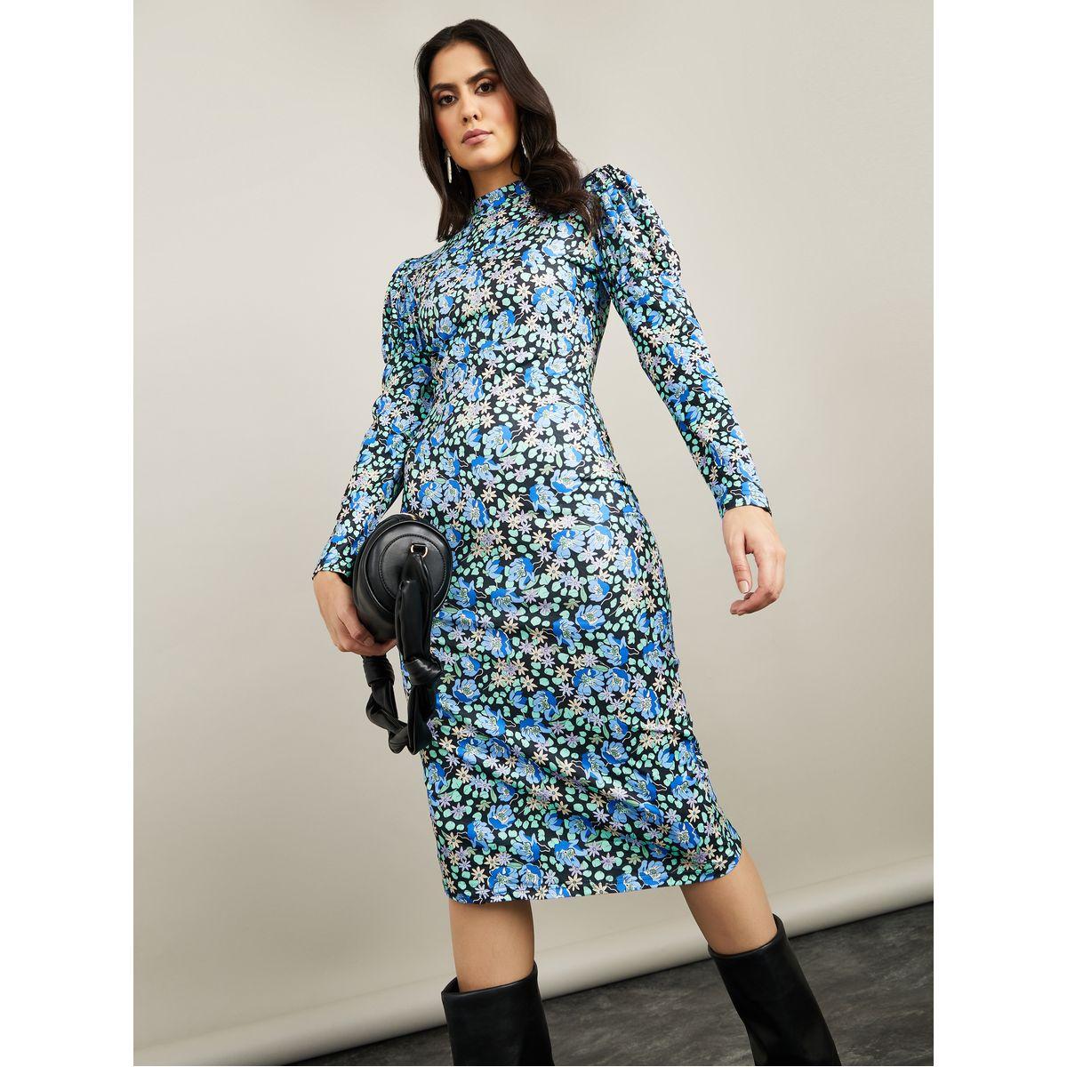 فستان ميدي باكمام طويلة من ريد تايب-women-clothing-dresses-image-1